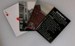 Product Description: Selected images from the 50 “drugstore” prints and a dozen enlarged, sepia reprints by self-described Cowboy Poet Chris Earnshaw capture the facades and faces of the downtown core over a 25-year period are featured on these playing cards.</br></br>Each deck consists of 52 individual images with traditional suited playing cards and 2 jokers, great for all card games including Poker, Canasta, Rummy, Pinochle, Euchre, Hearts, Blackjack, Go Fish, Baccarat, and many more!</br>Dimensions: 2.5" x 3.5"</br></br>This poetic visual essay explored the changing streetscape of downtown Washington in the 1960s, 1970s, and 1980s through the urban street photography of Bill Barrett, Chris Earnshaw, and Joseph Mills. The works both reflect and confront each other, providing a sense of the physical and social upheavals experienced by the city in those decades.</br></br>The District II Exhibit was from November 19, 2016–February 12, 2017. Organized by the Historical Society of Washington, D.C., and presented in partnership with the National Building Museum. The exhibition was made possible through generous support from Events DC and the Newseum.</br> District II Exhibit Novelty Playing Cards: Billy L