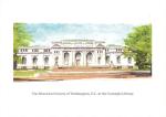 Product Description: Set of (6) notecards of the historic Carnegie Library at Mt. Vernon Square (blank inside) with envelopes.</br>Original watercolorby architect Hany Hassan, FAIA, Beyer Blinder Belle Architects & Planners, LLP</br> Hany Hassan Watercolor Carnegie Library