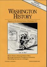 Product Description: Spring/Summer 2001 | Volume 13, Number 1</br></br>Mapping Metro, 1955-1968</br></br>Urban, Suburban, and Metropolitan Alternatives</br></br>BY ZACHARY M. SCHRAG</br></br>Clara Barton's Civil War Apartments</br></br>BY GARY SCOTT</br></br>Building for Science</br></br>Carnegie Institution's Geophysical Laboratory</br></br>BY CAROLINE MESROBIAN HICKMAN</br></br>Dividing Highway</br></br>Citizen Activism and Interstate 66 in Arlington, Virginia</br></br>BY LELAND J. WHITE</br> Spring/Summer 2001